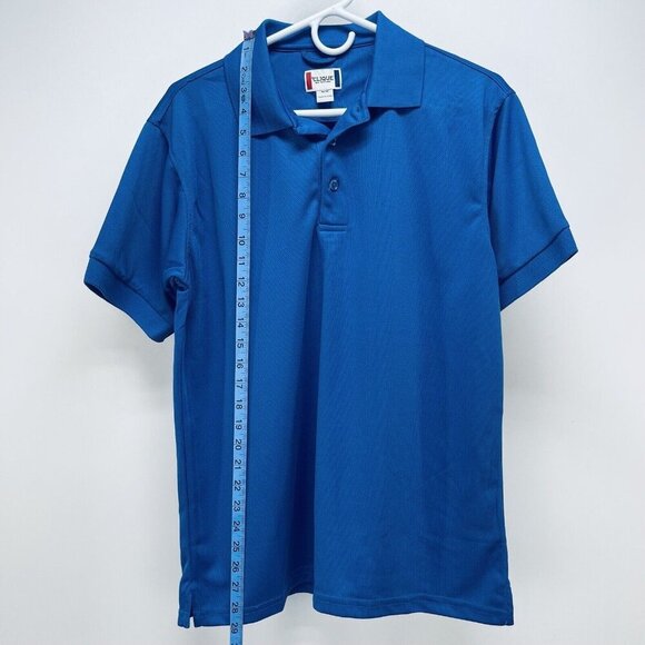 Clique Shirt Size M Men’s blue polo short sleeve Reg. Trademark New - Picture 3 of 8